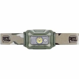 Petzl PET3342540840171 Linterna Frontal Estanca ARIA 1, 350 Lúmenes, 3 Pilas AAA Incluidas, Camuflaje