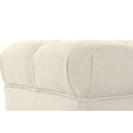 Banqueta Home ESPRIT Crema Poliéster Madera