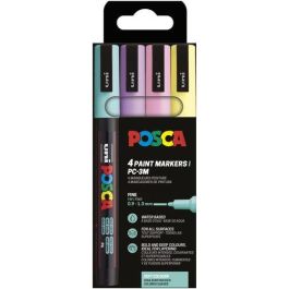 Posca Rotulador PC-3M/4C Estuche 4 Colores Pastel Precio: 12.68999963. SKU: B1HALRDXE8