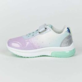 Cerdá T029 Zapatilla Deportiva Infantil con Luces de Frozen. Suela PVC Azul Claro. Talla 29. Ideal para niños a partir de 3 años.