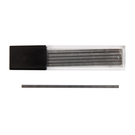 Liderpapel Minas de Grafito Rectangulares 2x0,9 mm HB Tubo de 12 Minas