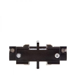 Conector Recto Carril Trifásico Negro Conector Recto Carril Trifásico Negro