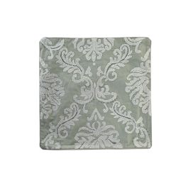 DKD Home Decor Funda Cojín Decorativa Verde Menta de Poliéster 50 x 50 cm con Cierre de Cremallera