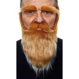 Barba, bigote y cejas pelirrojo talla única Precio: 10.95000027. SKU: S2418564