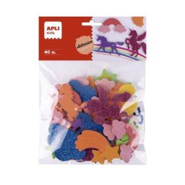 Apli Formas de Goma Eva Adhesivas Diseño Unicornios, Bolsa de 40, Surtidos, +4 Años Precio: 3.50000002. SKU: B19QTJW9X9