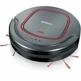 Severin RB7025 Robot aspirador, batería litio 12,8V, 90 min, 100 m², 65 dB silencioso, 7cm alto, sensores anticaída