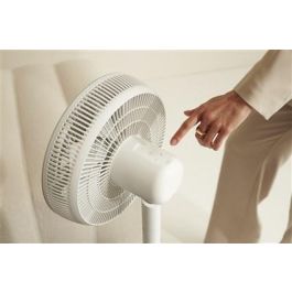 Duux Ventilador de Pie Silencioso Essence Blanco, 7 Velocidades, Oscilación Horizontal y Vertical, Temporizador, 13 dB Duux Ventilador de Pie Silencioso Essence Blanco, 7 Velocidades, Oscilación Horizontal y Vertical, Temporizador, 13 dB