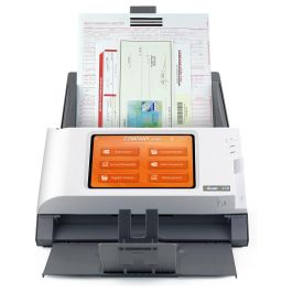 Plustek A350 Enterprise Scanner Documentos A3, 600x600 DPI, Escaneo Dúplex, Pantalla Táctil 7"