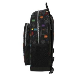 Mochila Infantil The Avengers Super heroes Negro (27 x 33 x 10 cm)