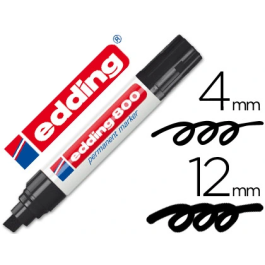 Edding Marcador Permanente 800 Negro (Set de 5) Trazo Grueso 4-12mm para Diversas Superficies (Set de 5) Precio: 25.4999998. SKU: S8421351