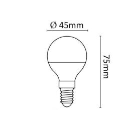 Asalite ASAL-0213 Bombilla LED E14 6W 510Lm 3000K IP20