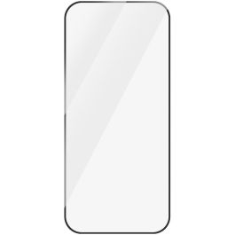 PanzerGlass SAFE. by ® Protector de Pantalla UWF con Marco Negro para iPhone 16 Plus y 15 Plus