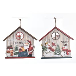 DKD Home Decor Decoración Colgante Navidad Tradicional de Madera con LED, Rojo, Verde y Natural, 7 Luces LED, 6 Unidades, 28x30 cm Precio: 65.91354. SKU: B1A5LTDPWH
