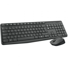 LOGITECH TECLADO + MOUSE MK235 wireless resistente a salpicaduras