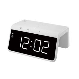SAMI Despertador Digital LED con Reloj Despertador y Cargador Inalámbrico Qi de 10W, Color Blanco, Modelo SAMI LED Precio: 13.552. SKU: B1BEDCRN9V