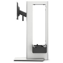 DELL OSS25 Soporte de Monitor VESA 100x100 mm, Ajuste de Altura, para Pantallas de 19" a 27", Negro/Plata