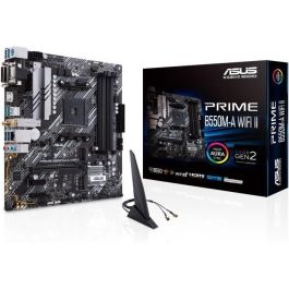 ASUS PRIME B550M-A WiFi II ASU4711081309741 Placa base AMD B550 Ranura micro ATX AM4 Precio: 149.69000024. SKU: S7818738