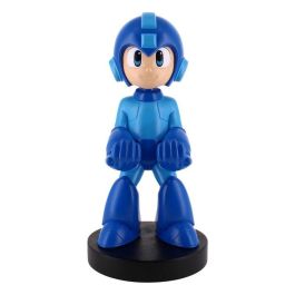 Exquisite Gaming Cable Guy Mega Man 21cm - Soporte de Figura para Mandos PS5, Xbox, Teléfonos - Carga y Sujeción de Consolas y Móviles