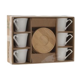 Cafe Basicos DKD Home Decor Blanco 6.5 x 6 x 8.5 cm Set de 6