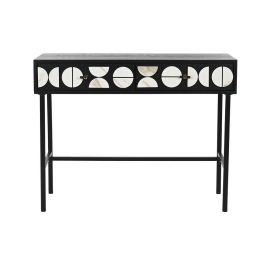 Recibidor Home ESPRIT Blanco Negro 100 x 40 x 77 cm