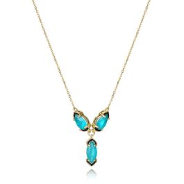 Collar Mujer Viceroy 2304C100-52 Dorado Azul Collar Mujer Viceroy 2304C100-52 Dorado Azul