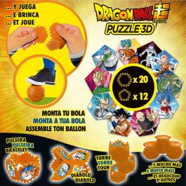 Educa 19371 Puzzle 3D Dragon Ball Balón 12,5 cm - 32 Piezas de Plástico para Niños +6 Años