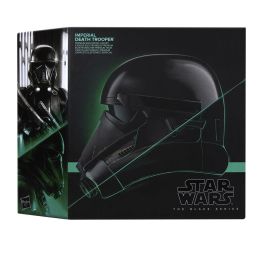 HASBRO Star Wars Casco Electrónico Imperial Death Trooper The Black Series con Luces Sensor Espectral y Acolchado Interno