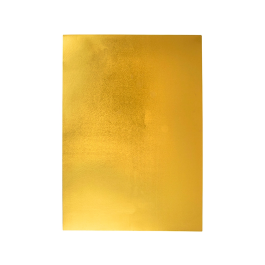 Liderpapel Goma Eva Metalizada Oro 50x70 cm Espesor 2 mm
