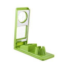 San Ignacio Cortador de Huevos Expert SG-7514-6, Rebanador en Rodajas y Cuartos, Acero Inoxidable y Polipropileno, 16.5 x 8.5 x 4.5 cm