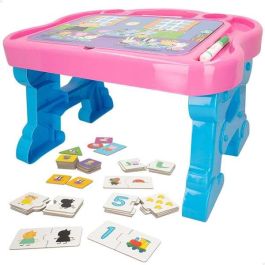 Pupitre peppa pig super escritorio educativo con accesorios. 30x48x38 cm