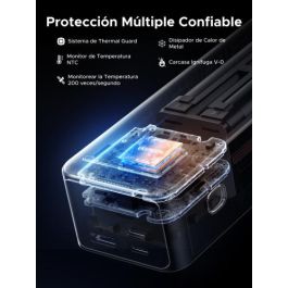 UGREEN Powerbank 35525B 25000mAh 200W Carga Rápida Gris