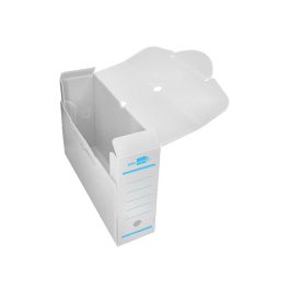 Caja Archivo Definitivo Plastico Liderpapel Lomo 100 mm Blanco 360x100x260 mm 5 unidades