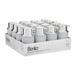 Berilo Dispensador de Jabón Plástico Gris 450 ml 7x14.5x8.5 cm (Set de 32)