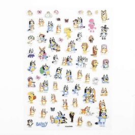 Cerdá Pack de Pegatinas Infantiles Bluey, Set de Adhesivos Decorativos, 18x25 cm, Color Azul, para Niños +3 Años Cerdá Pack de Pegatinas Infantiles Bluey, Set de Adhesivos Decorativos, 18x25 cm, Color Azul, para Niños +3 Años