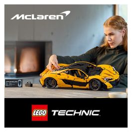 Lego 42172 McLaren P1 - Kit de Modelo de Hiperdeportivo para Adultos Entusiastas de Vehículos