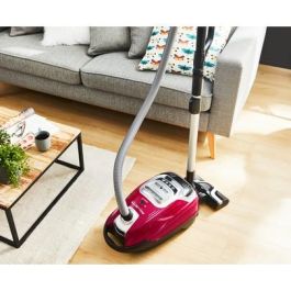 Rowenta RO7473 Silence Force Allergy+ Aspirador con Bolsa, Rojo/Plata