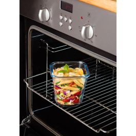 Pyrex PYR3426470285155 Juego 3 Recipientes Cook&Go Cristal con Tapa Hermética para Pasta 12x12 cm 0.8 L