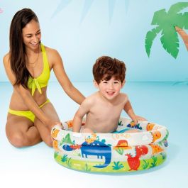 Piscina Hinchable para Niños Intex Dinosaurios Aros 28 L 33 L 61 x 22 x 61 cm (12 Unidades)