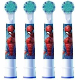 Recambio para Cepillo de Dientes Eléctrico Oral-B EB10 4 FFS SPIDERMAN (4 Unidades)
