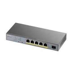ZyXEL GS1350-6HP-EU0101F Switch 6 Puertos Gigabit con PoE, 5 Puertos PoE (60W total) y 1 Puerto SFP, Ideal para Videovigilancia Precio: 158.8900005. SKU: S55001567