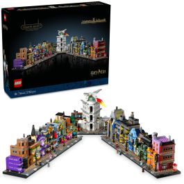 LEGO Harry Potter 76444 Tiendas Mágicas del Callejón Diagon, Juego de Construcción 2750 Piezas