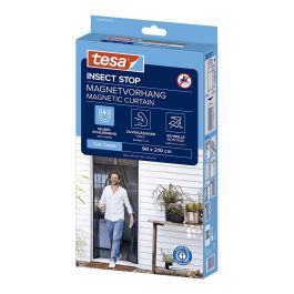 Tesa Mosquitera Cortina Magnética con Cierre Automático, Puertas de Terraza, Color Antracita, Medidas 90 x 210 cm Precio: 28.49999999. SKU: B1HGB8HQE4