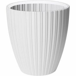 Maceta - Garden ID - Fancy - 40 x 42 cm - Para jardín, balcones o interiores - Blanco