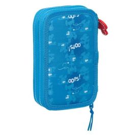 Plumier Doble Los Pitufos Azul Azul cielo 12.5 x 19.5 x 4 cm (28 piezas) Plumier Doble Los Pitufos Azul Azul cielo 12.5 x 19.5 x 4 cm (28 piezas)