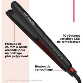 Revlon RVST2211 SmoothStay - 25 mm, Infundido en Aceite de Coco con Cubierta de Viaje