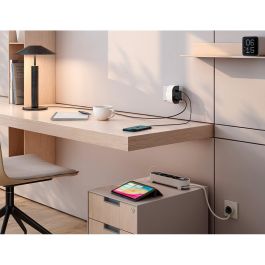 Simon Adaptador giratorio schuko 1 toma + USB A+C carga rápida 30W 16A 250V~