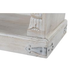 DKD Home Decor Estantería de Mango y MDF Blanca de 6 Estantes 40 x 200 x 180 cm