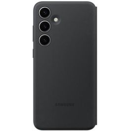 Samsung Funda Smart View Wallet para Galaxy S24+, Cartera con Bolsillo para Tarjetas, Protección Rayones, Negro