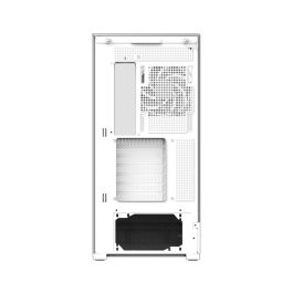 Zalman P40 Prism White Midi Tower PC, Caja de ordenador Blanco, Panel de vidrio templado, Iluminación RGB