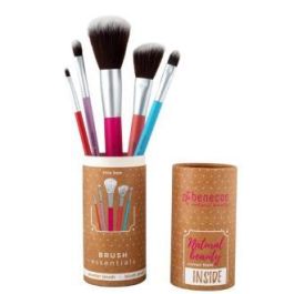 Benecos Set Pinceles Veganos Colour Edition: 5 Brochas para Polvos, Rubor, Difuminar, Sombras y Labios Precio: 32.99000023. SKU: B14232GBSJ